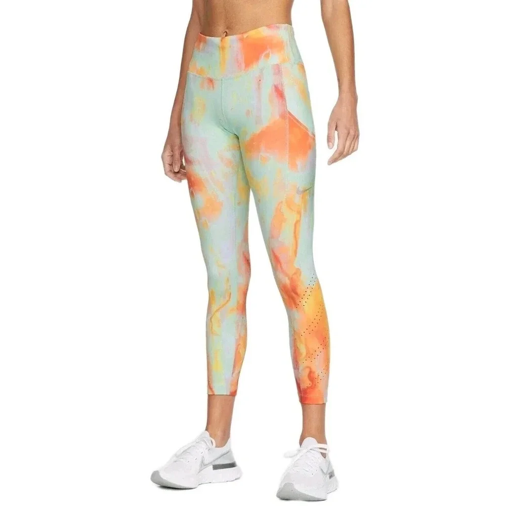 Nike Dri-Fit Women's Epic Luxe Mid-Rise‎ 7/8 Running Leggings Size Small $110
